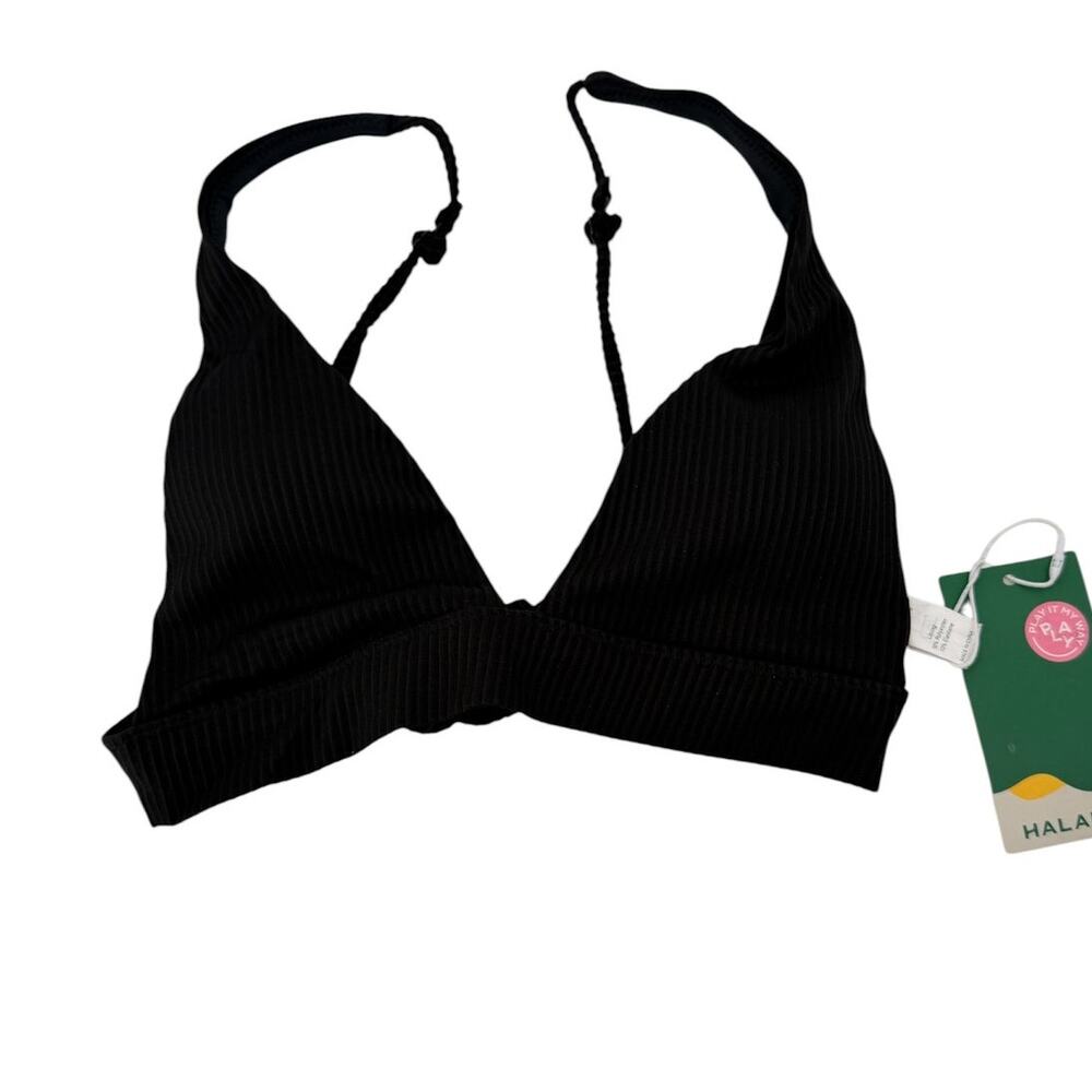 Halara Bikini Top Size S New Black Classic